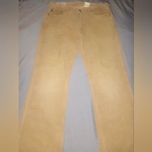 Vintage Men's Abercrombie and Fitch bootcut 34 long cords